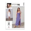 Know Me Misses' Deep V Back Dress Sewing Pattern Kit,