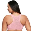Glamorise Women's Full Coverage Bra, Soft Pink