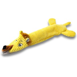 KrauzPet Dog Toys, Squeaky Plush No Stuffing Crinkle Dog Toy for Small Medium Large Dogs, Interactive Puppy Teething Water Bottle Dog Chew Toy