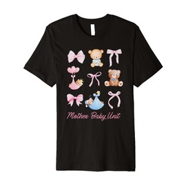 Coquette Mother Baby Nurse MBU Postpartum Nurse Graduation Premium T-Shirt