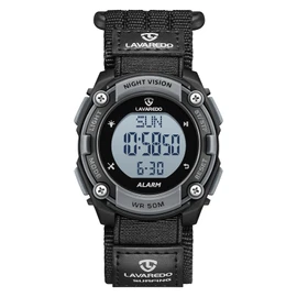 Men's Digital Nylon Strap Waterproof Sports Watch Face Clock Date Alarm Stopwatch Easy to Read Running Watch Fashion Unisex