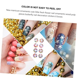 Healeved Diy Fruit Pattern Nail Art Patches Polymer Clay Patch Manicure Nail Art Slice Fruit Soft Clay Slices for Decorations