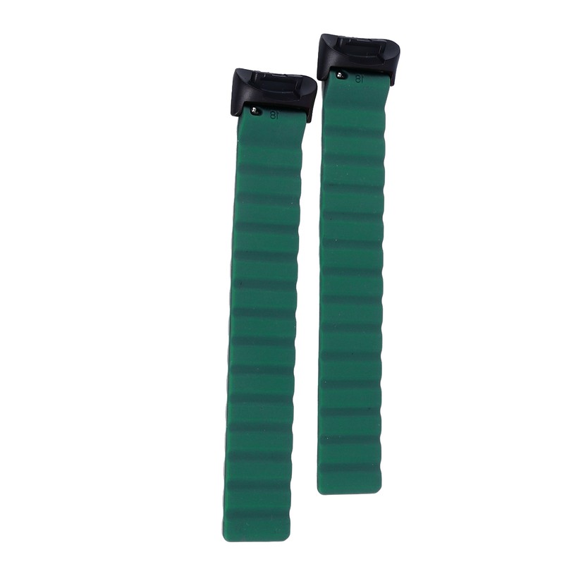 2pcs Watch Bands Professional Silicone Strap Strong Magnetic Snap Replacement