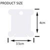 50pcs Plastic Floss Bobbins,Plastic Floss Bobbins Thread Card,Embroidery Thread Bobbins,Floss