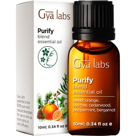 Gya Labs Purify Essential Oil Blend (0.34 fl oz) - Fresh & Cleansing Scent