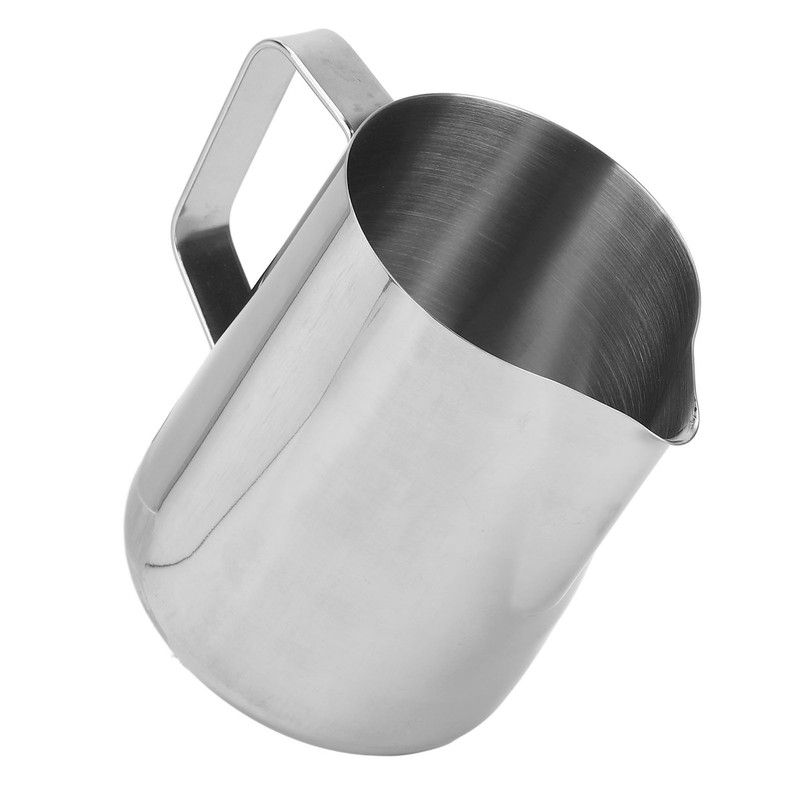 Milk Frother Cup 600ml Short Mouth Spout Milk Frothing Pitcher