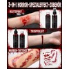 Namonppy 4 x 60 ml Halloween Artificial Blood Washable for