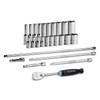 Capri Tools 1/4 in. Drive Master 6-Point Chrome Socket Set,