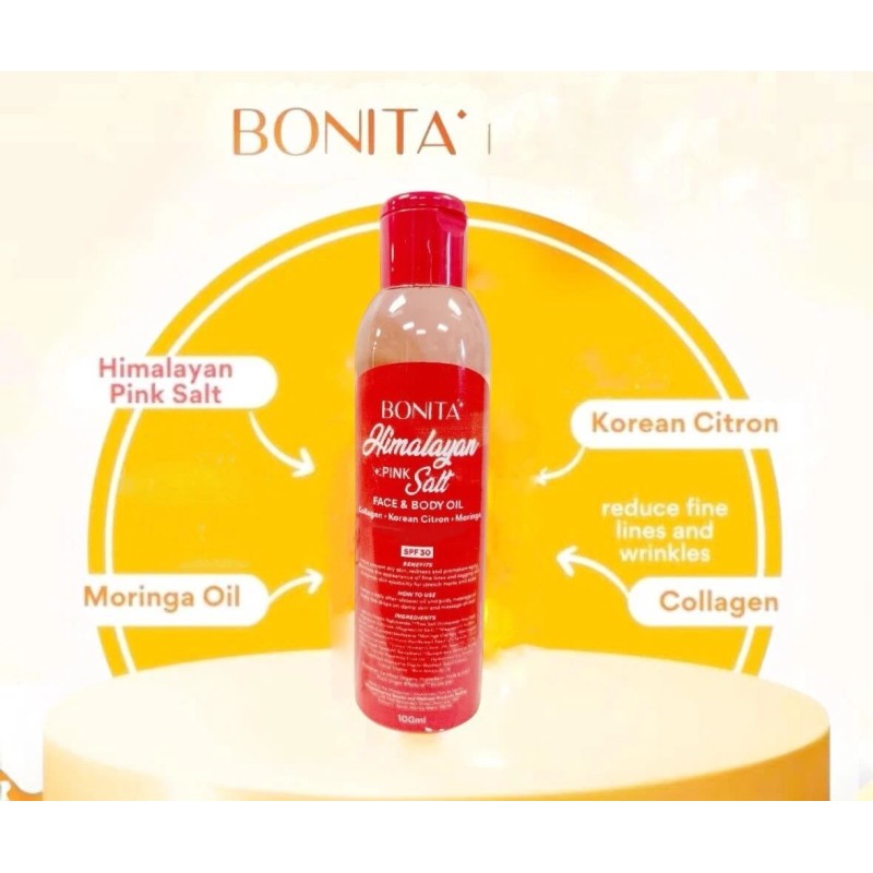 Bonita Himalayan Pink Salt Face & Body Oil SPF 30