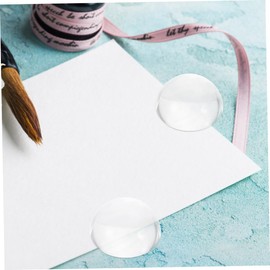 VILLFUL 2pcs Paperweight Glass Hemisphere Calligraphy Supply Transparent Paper Weight Calligraphy Paperweight Tool Tailor Paperweight Paperweights Paper Weights for Office Sewing Tool