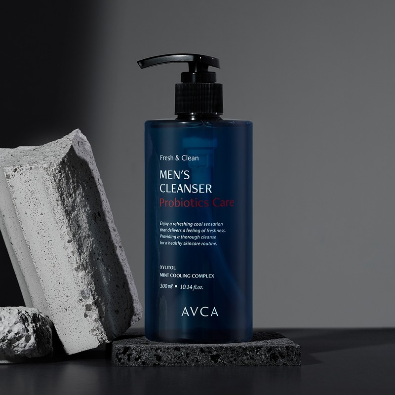 Abka Fresh & Clean Probiotic Care Men's Cleanser with Woody