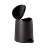 TATAY Standard Bathroom Pedal Bin, 3L, Polypropylene, Black
