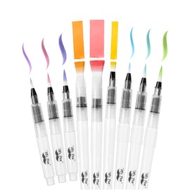 Mr. Pen- Watercolor Brush Pens, 9 pcs, Watercolor Brushes Set, Watercolor Pens for Adults, Water Brush Pen, Water Color Pens, Watercolor Brush Set, Refillable Brush Pen, Water Brushes for Watercolor