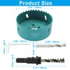 LifCratms 3-1/2 Inch / 90mm Inch BI-Metal Hole Saw with