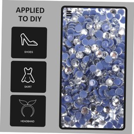 Housoutil 11520pcs Hot Melt Glass Rhinestones for Craft Projects for Decorating Shoes Clothes Bags and More High Temperature Resistant Flatback Gems