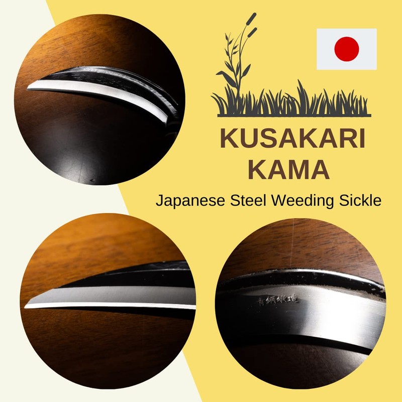 nascom Japanese Weeding Sickle (Thin Blade) High Grade Steel Blade