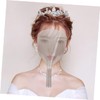 Beavorty Face Mask Cover Hair Cutting Mask Gray Plastic Easy