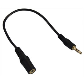 YCS basics 3.5mm Smartphone TRRS Headset to TRS Headphones Adapter (Removes The Microphone Channel)