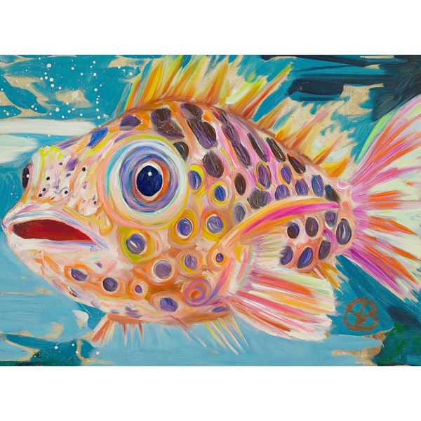 Cross & Glory - Pufferfish Odyssey: A Deep Sea Masterpiece