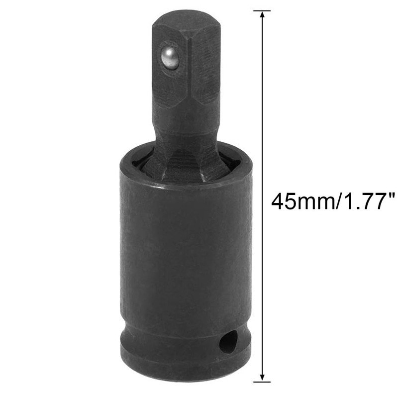 TA-VIGOR 2Pcs 1/4" Drive Universal Joint Swivel Deep Impact Socket