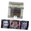 FELTECHELECTR 6 Ways LED Indicator Fuse Box Holder for Automotive