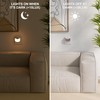 SOAIY Pack of 2 LED Night Light Socket with Motion