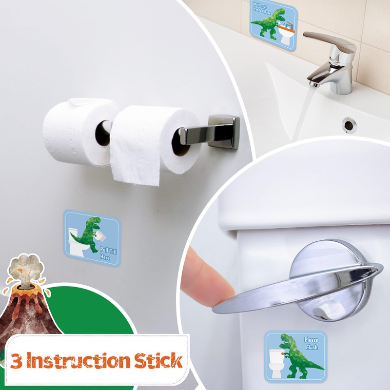 WERNNSAI Potty Training Chart - Dinosaur Toilet Training Reward Chart
