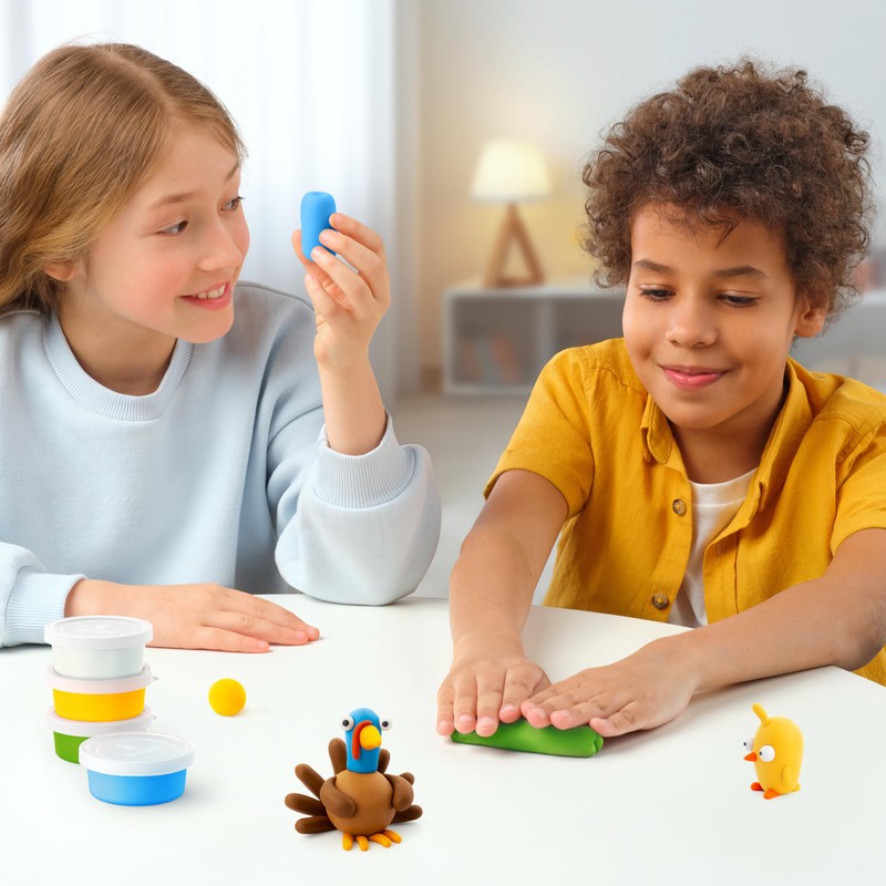 Hey Clay Farm Birds (15 Cans & 2 Tools)