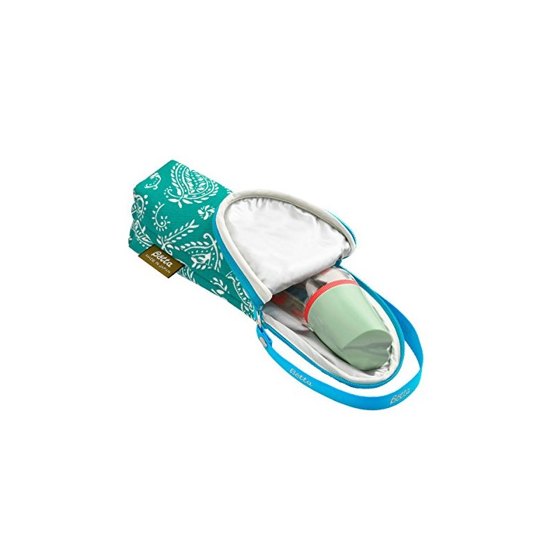 Betta Summer Paisley Blue Insulated Pouch for Dr. Betta Baby