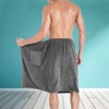 VOPHIA 2 Pack Men Boys Soft Wearable Bath Towels with