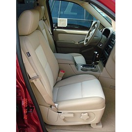Durafit Seat Covers Made to fit 2006-2008 Ford Explorer Front Bucket Seats with Side Impact Airbags in Seats