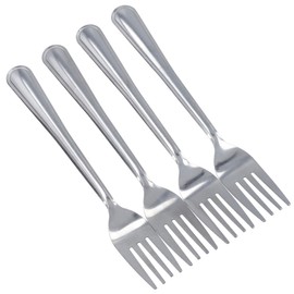 AB Tools Stainless Steel Cutlery Dining Table Forks 19cm Long Silver In Colour 4 Pack