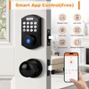 Probrico Smart Fingerprint Door Lock for Front Door,Electronic Keyless Entry
