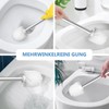 Toilet Brush with Stainless Steel Handle, 7.5 cm Diameter, Set