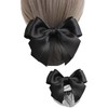 YINKE Hair Style Unidentifiable Bun Net Chignon Net Black Ribbon