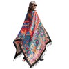 DANA XU 100% Merino Wool Extra Large Pashmina Blanket Travel