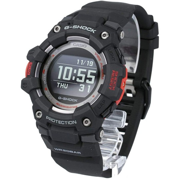 Casio G-Shock GBD-100 Men's Wristwatch, black/black/red, Classic