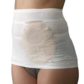 Corsinel StomaSafe Classic (Pack of 3) Ostomy/Hernia Light Support (White, XL (46-57in) by TYTEX