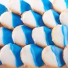 Fresh Baked Traditional Blue and White Cookies| Gimmee Jimmy's Cookie