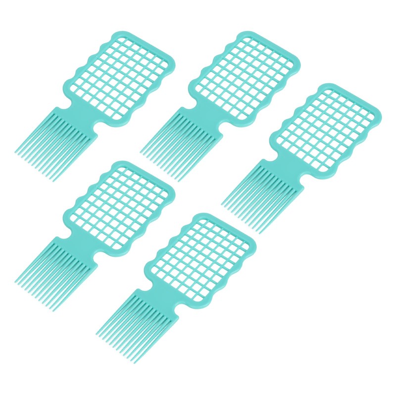 5pcs Twist Combs Ergonomic Perm Dreadlocks Curly Twist Hair Coils