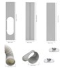 Portable Air Conditioner Window Vent Kit with 5.9” Diameter Hose,