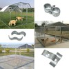 Aiwaiufu Kenall Kennel CLAMPS: Chain Link Fence Pipe Saddle Clamp,