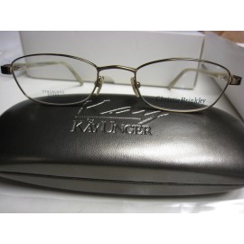 CHRISTIE BRINKLEY Eyeglass Frames SUAVE in  GOLD  52-19-135 With  Case New