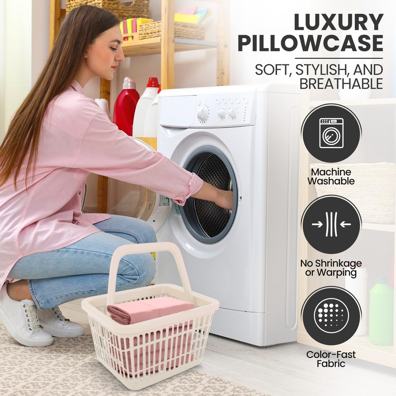 Utopia Bedding Queen Pillow Cases - 2 Pack - Envelope