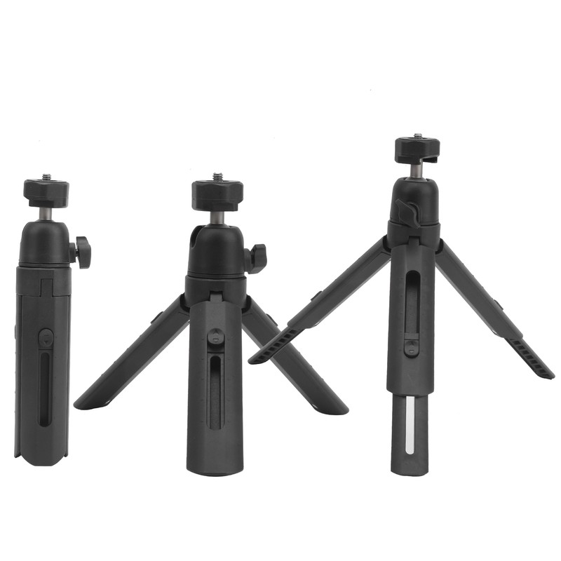 Mini Camera Desktop Tripod Handheld Adjustable Tripod Foldable Stand for