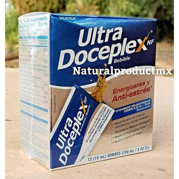 Ultra Doceplex NF Energizing Anti-Stress Support 12 bags Energy Booster by Ultra