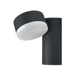 Osram Endura Style Spot RD Dark Grey LED Outdoor Luminaire, Warm White, 8 W