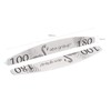 Aba Group Pack of 100 Professional Flaming Half Moon Nail