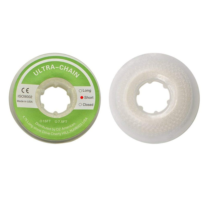 RZJZGZ Clear Dental Orthodontic Elastic Chain Power Chains Brace Orthodontic