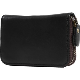 Kamedo Bag Manufacturing Card Case, Men's, Genuine Leather, Same as Luxury Cars, Smooth Texture, Credit Card Case, Genuine Leather, Black, Cash Card, Examination Ticket, Point Card, License, Membership Card, Credit Card, Card Holder